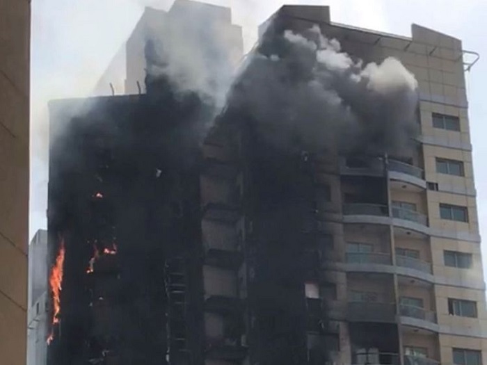 Dubai: Fire emerges in 15-storey building, firefighters extinguishes fire within 14 minutes