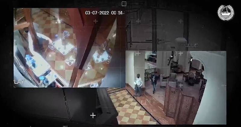 Dubai police captures two men as they tried to board flight after robbing diamond necklace