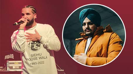 Canadian rapper ‘Drake’ wore t-shirt with Sidhu Moose Wala’s name to pay him tribute at concert