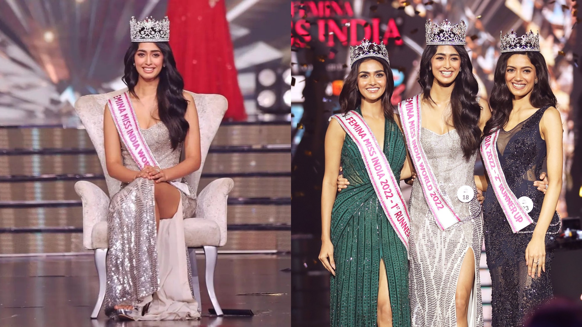 Sini Shetty of Karnataka became the winner of  Femina Miss India World 2022