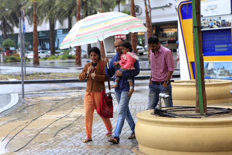 UAE Weather: People in Northern part of country witnessed more rain on Sunday