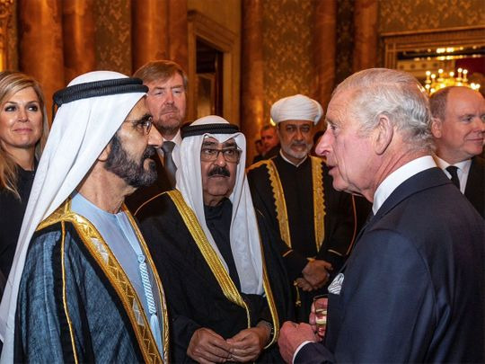 Dubai: Sheikh Mohammed bin Rashid meets King Charles III at Buckingham palace