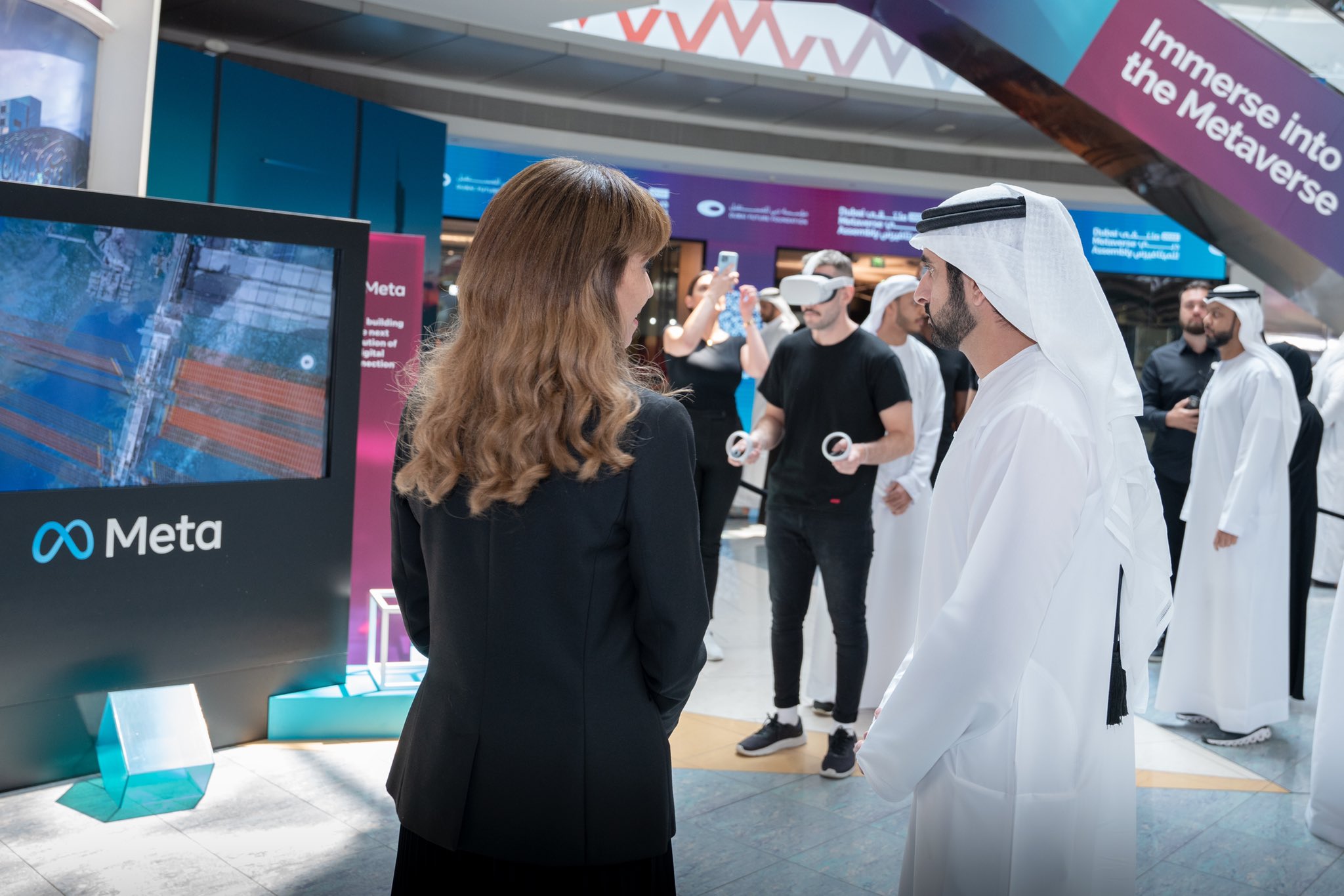 Dubai’s crown Prince attends Metaverse Assembly at the Museum of the Future