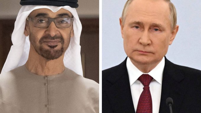 Dubai: President of UAE meets Putin to discuss bilateral ties