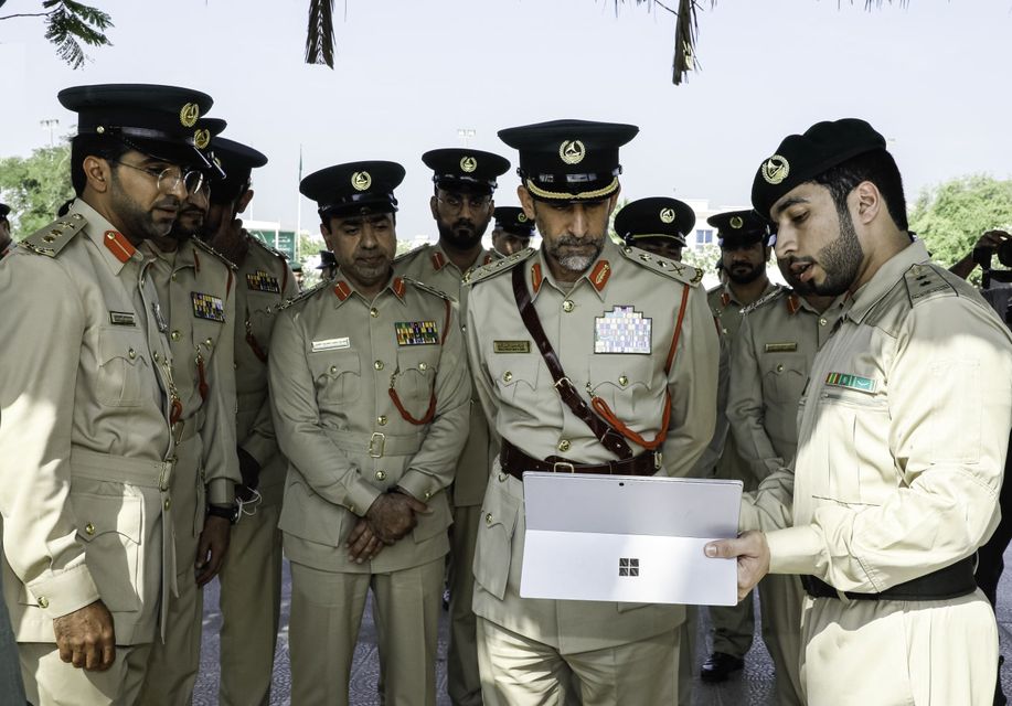Al-Marri inspects Gen. Dept. of Protective Security & Emergency