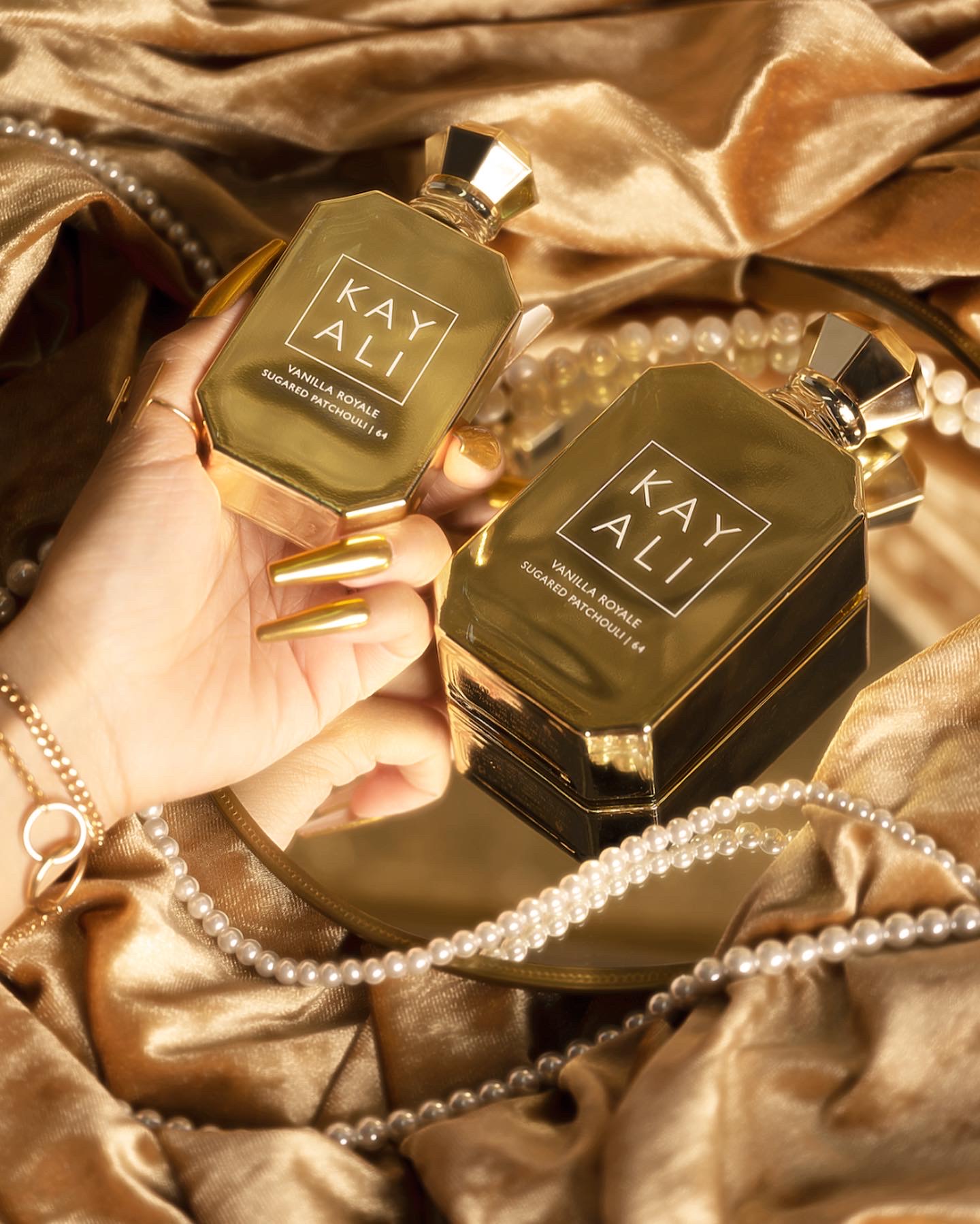 Monna Kattan launched her new KAYALI fragrance “Vanilla Royale”, expressed pleasure