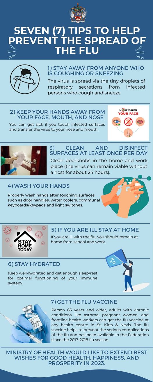 St Kitts: PM Terrance Drew issues safety guidelines from Covid-19 Flu