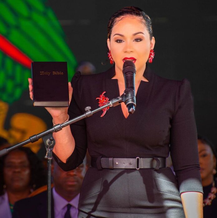 Melissa Skerrit collaborates with Public Works Ministry to promote education in Dominica