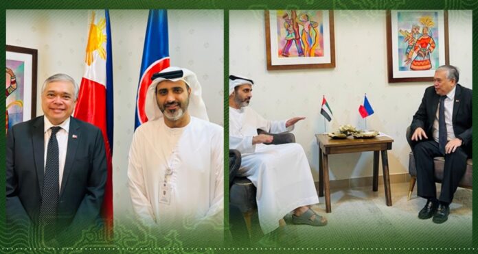 Philippine Ambassador to UAE Alfonso A Ver meets Director of MOFAIC Nooh Al Hammadi