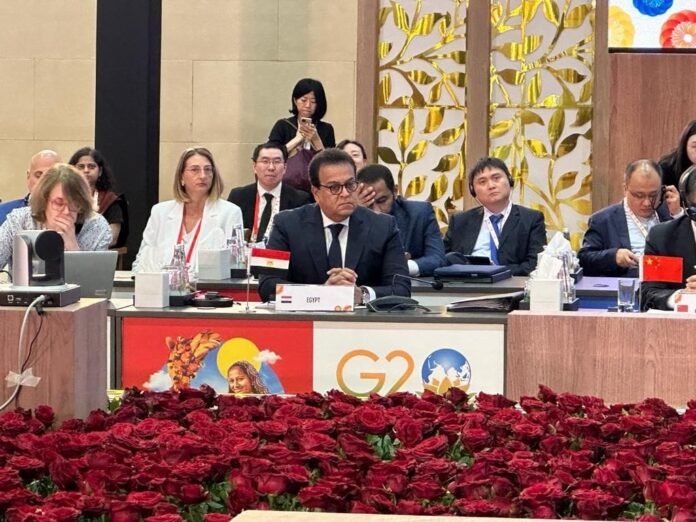 Egypt: Health Minister attends G20 Meeting in India, emphasizes global health security