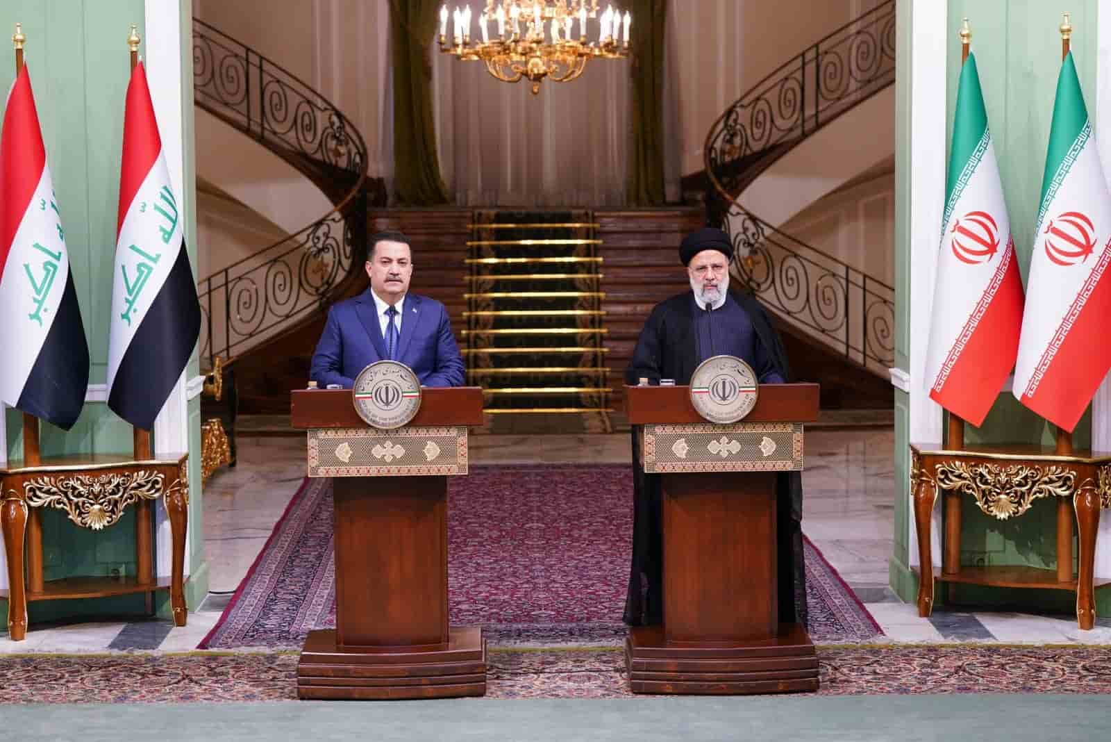Iran: President addresses a joint press conference along with Iraq’s PM
