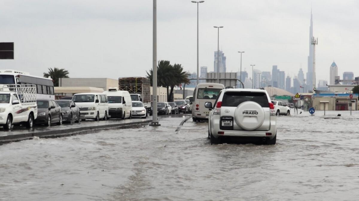 Dubai struggles with unusual rainfall and floods; residents urged to stay indoors