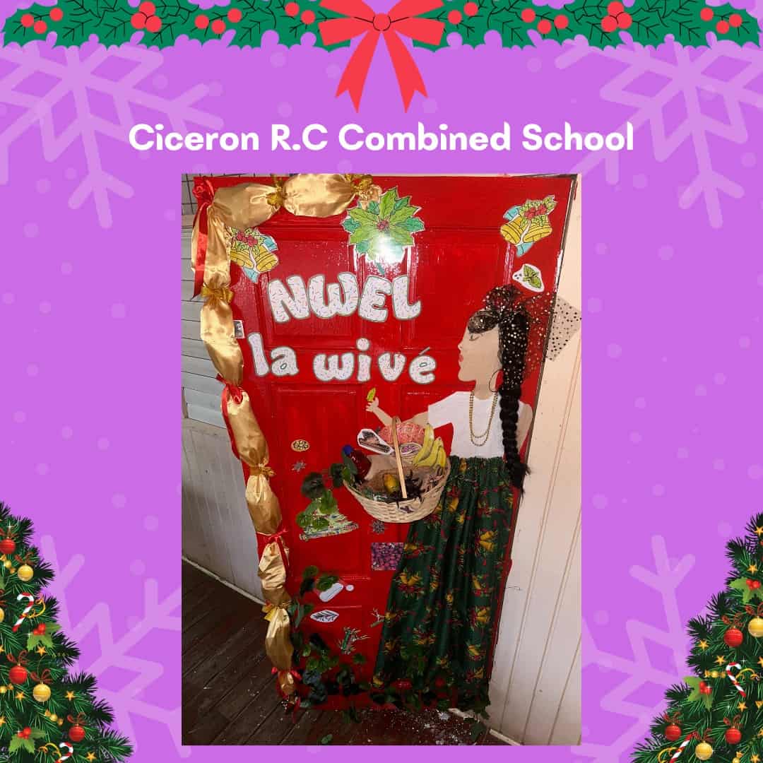 Ernest Hilaire Encourages Citizens to Vote for best School Red Door