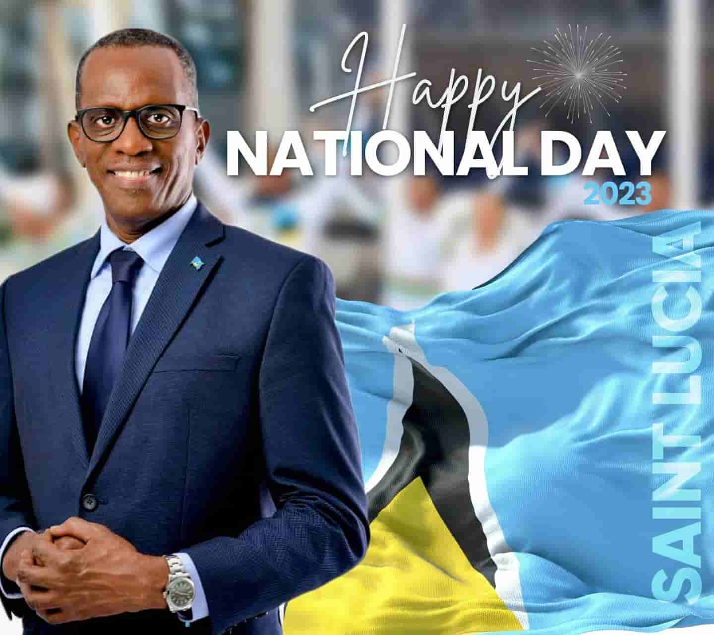 Saint Lucia: PM Philip J Pierre congratulates on National Day