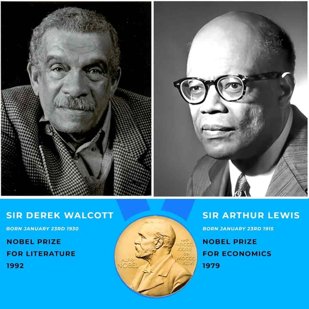 Saint Lucia: PM Pierre remembers Sir William Arthur Lewis, Sir Derek Alton Walcott