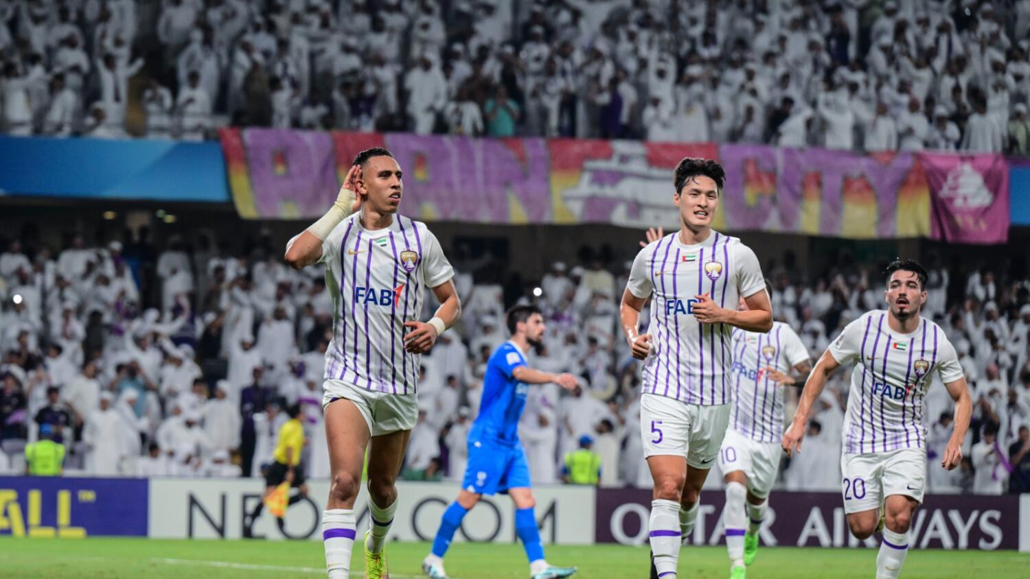 Soufiane Rahimi doubled the lead from the penalty spot, capitalizing on a foul by goalkeeper Mohammed Al Owais, who received a yellow card for his challenge