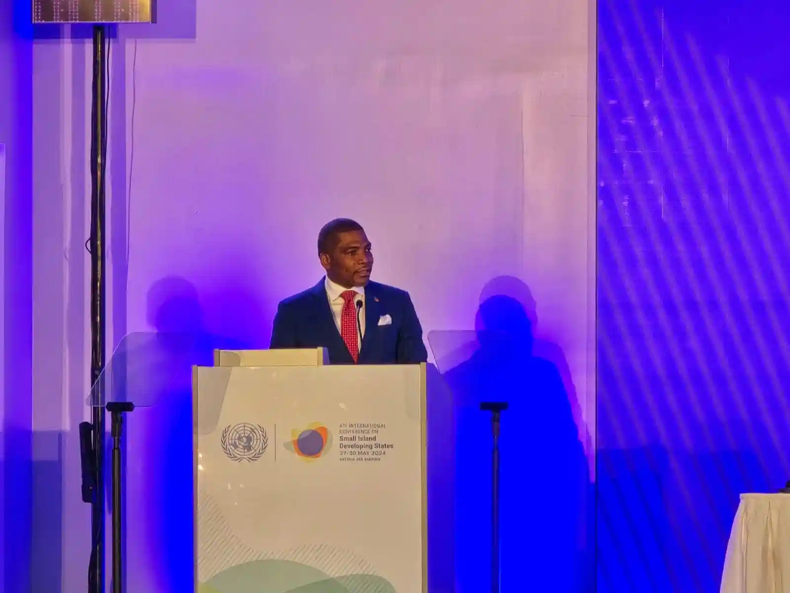 PM Drew led a delegation to Antigua for 4th Int. SIDS conference