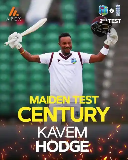 Dominica: PM Skerrit congratulates cricketer Kavem Hodge  for maiden century
