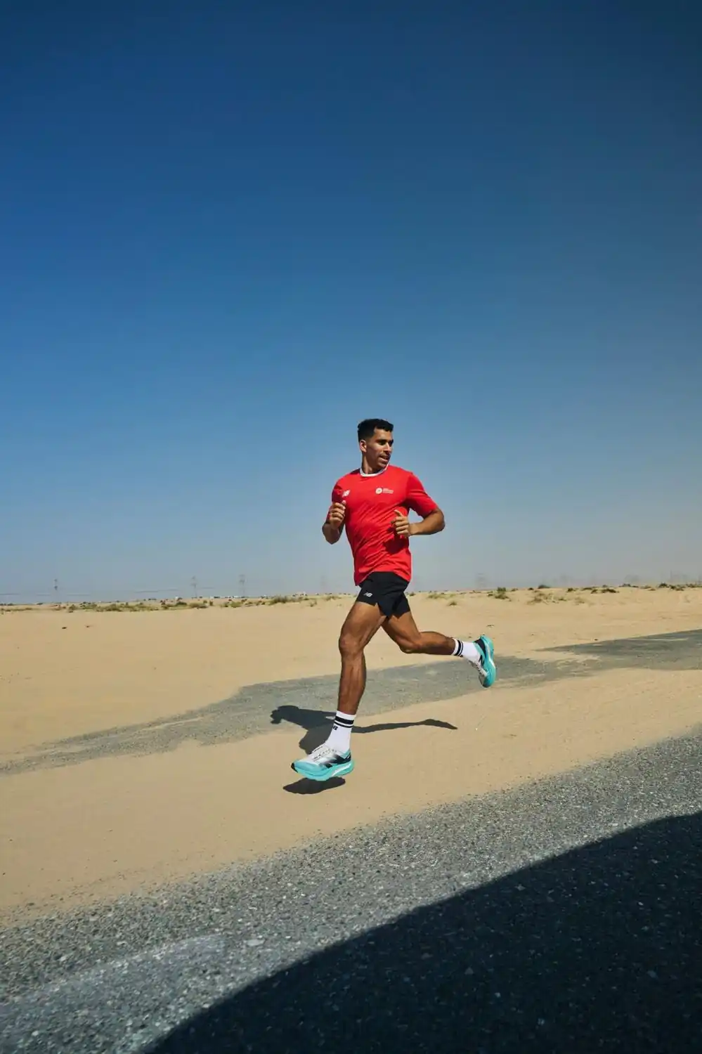 Hamza’s endurance feats are extraordinary. In March 2023, he ran 80 kilometers barefoot